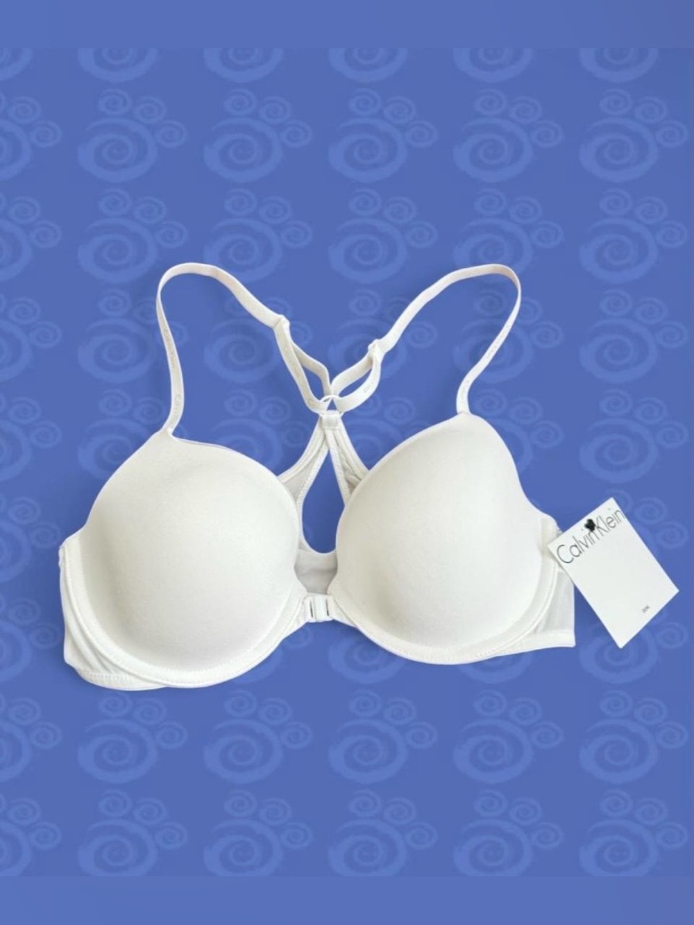 NWT Calvin Klein Demi Bra 32C White